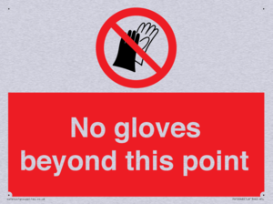 No gloves beyond this point